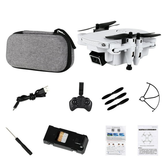 Mini Drone - 3.7"×3.5" RC Quadcopter with 4K Cameras, VR 3D Mode, Altitudes Hold for Adults Teens Outdoor Gifts