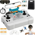 thumbnail image 1 of Mini Drone Beginner-Friendly Stunt Flyer, All-Ages Mini Drone with Easy Stunt Flights & 360° Tricks, Remote Little Aerobatic 4-Axis Drone with LED Light & Propeller Protection & Altitude Hold (Blue), 1 of 8