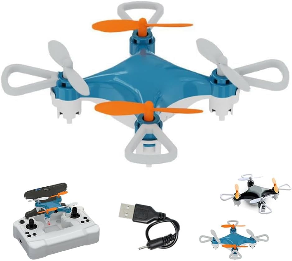 Mini Drone Beginner with 360° Stunt Flights, LED Light & Propeller Protection, Rechargeable Beginner-Friendly Mini Drone