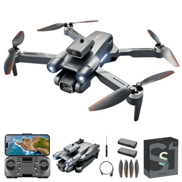 Mini Drone with Camera - Drones for Adults Kids, 4K HD Foldable Drone with Stable Hover, Auto-Follow, Trajectory Flight, Gravity Control, 90° Adjustable Lens,2 Batteries,Toy for Boys 8-15