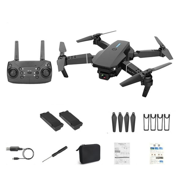 Mini Drone with Camera - Drones for Kids Adults, 1080P HD Foldable Drone with Stable Hover, Auto-Follow, Trajectory Flight, Gravity Control, 90° Adjustable Lens, One Key Take Off/Land, 3D Flip