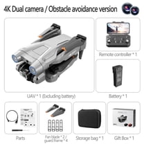 Mini Drone with Camera, Drones for Kids Adults, Boys Gifts, 1080P HD Foldable Drone with Gravity Control, Gestures Selfie, Altitude Hold, One Key Start, 3D Flips, 2 Batteries, Toy for Boys Girls