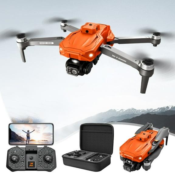 Mini Drone with Camera, FPV Drone with ESC Camera Brushless Motor Drones 2.4G RC Quadcopter with LED Light Flash Night Vision Pan Tilt Shockabsorber Altitude Hold Obstacle Avoidance