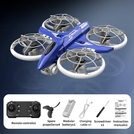 Mini Drone for Kids LED RC Drone with Camera,Altitude Hold and Headless Mode Small RC Quadcopter Flying Toy for Kids