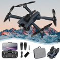 thumbnail image 1 of Mini Drone with Camera, 2.4G WIFI FPV with 4K HD Camera 18mins Flight Brushless Foldable RC Drone Quadcopter RTF, 1 of 9