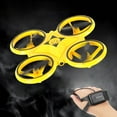 thumbnail image 1 of Mini Drones - 7.1"x5.3"x2.3" Remote Control Aircraft with Watch Controller, Hand Gesture Operations & Auto Hover for Indoor Flight Training (Blue LED Lighting System), 1 of 7