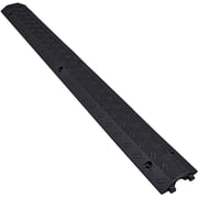 Mini Drop Trak Cable & Hose Protector - Channel Size 1"W x 0.5"H - Black - 1 Piece