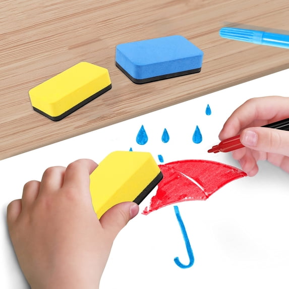 Mini Dry Erase Erasers,1 Pack Magnetic Whiteboard Dry Erasers Chalkboard Cleaner Wiper for Classroom must and Office Supplies 1pc