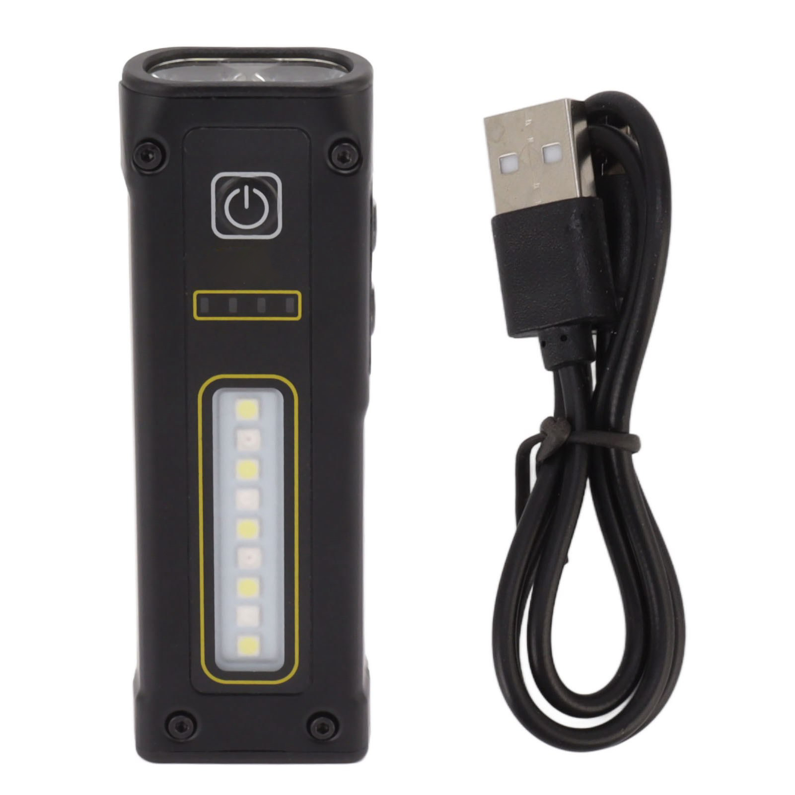 Mini Dual Light Source Flashlight 800mAh Type C Charging Adjustable ...