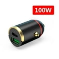 thumbnail image 1 of Mini Dual PD Car Phone Charger 100W Fast Charge Adapter Accessories 100W, 1 of 9