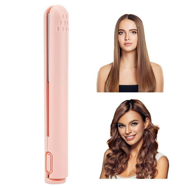 Mini DualPurpose Curling Iron 2 in 1 Mini Hair Straightener and Mini