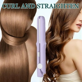 The Perfect Part 2 In 1 Mini Portable Ceramic Tourmaline Curler Hair Straightener Black Walmart