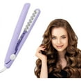 thumbnail image 1 of Mini Dual Purpose Curling Iron, Portable Mini Wave Hair Curling Iron Root Lifter and Volume Enhancer 2 in 1 Mini Curling Iron, Portable Travel Curling Wand for Short and All Hair Types (Purple), 1 of 7