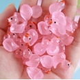 thumbnail image 1 of Mini Ducks 300 Pack Tiny Glow in the Dark Duck Figurines Bulk for Miniature Dollhouse Decor Accessories Garden Aquarium Potted Ornament Party Toys DIY Charms Office Classroom Activity, 1 of 10