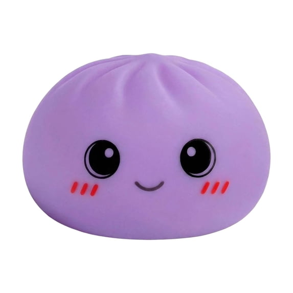 Mini Dumpling Squishies,Dumplings Stress Balls Fidget Sensory Balls, Dumplings Sensory Squeeze with Smile for Stress Relief
