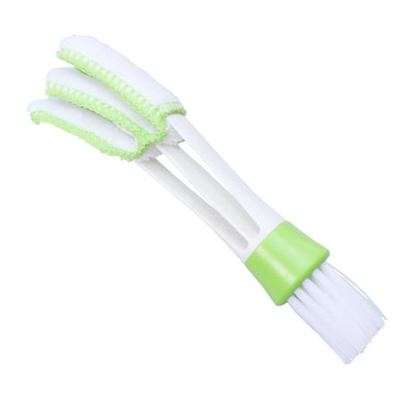 Mini Duster Double Ended MicroFiber Vent Duster Brush for Computer Keyboards Fans Air Conditioner Car Air Outlets Quick Cleaner with Removable Cloth Cover