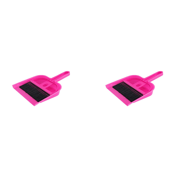 Mini Dustpan and Brush Set, Portable Exquisite Pet Waste Cleaning Kit, Hamster Sand Scooper Cage Cleaning Tool for Small Pets Guinea Pigs Hedgehogs Hamsters Chinchillas Rabbits 2PCS