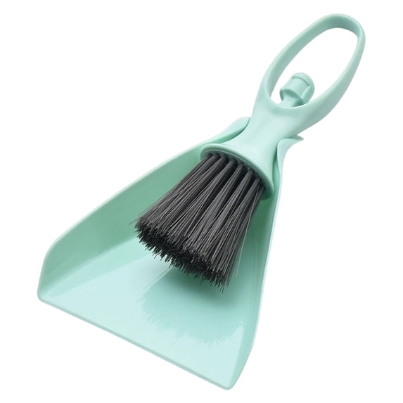 Mini Dustpan Brush Set, Small Broom for Desk Keyboard, Handheld Quick Cleanup Tools, for Kitchen Table Corner, Pets Nest, Sofa, Table Whisk Brooms Sweep, Dustpan and Brush Combo, 4.6x7 inch