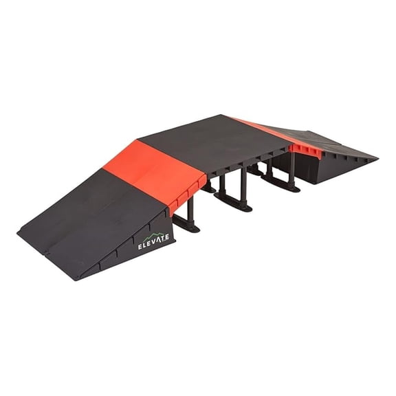 Mini EZ- Skateboard Ramp Set with Slopes for Skateboards, Scooters, BMX Bikes, RC Cars