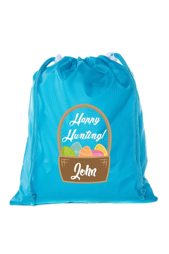 Mini Easter Basket Bags, Bulk Drawstring Cinch Sacks, Mini Easter Bunny Bags - Basket