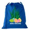 thumbnail image 1 of Mini Easter Basket Bags, Bulk Drawstring Cinch Sacks, Mini Easter Bunny Bags - Gone Hunting, 1 of 2