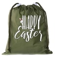 thumbnail image 1 of Mini Easter Basket Bags, Bulk Drawstring Cinch Sacks, Mini Easter Bunny Bags - Peaking Bunny, 1 of 2