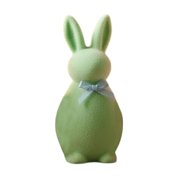 Mini Easter Rabbit Figurine, Small Family Desktop Decoration, Heartwarming Holiday Gift Symbol for Spreading Cheer and Celebrating the Spring Season in Cozy Spaces