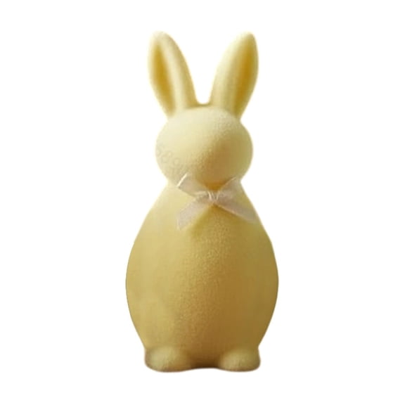 Mini Easter Rabbit Figurine, Small Family Desktop Decoration, Heartwarming Holiday Gift Symbol for Spreading Cheer and Celebrating the Spring Season in Cozy Spaces