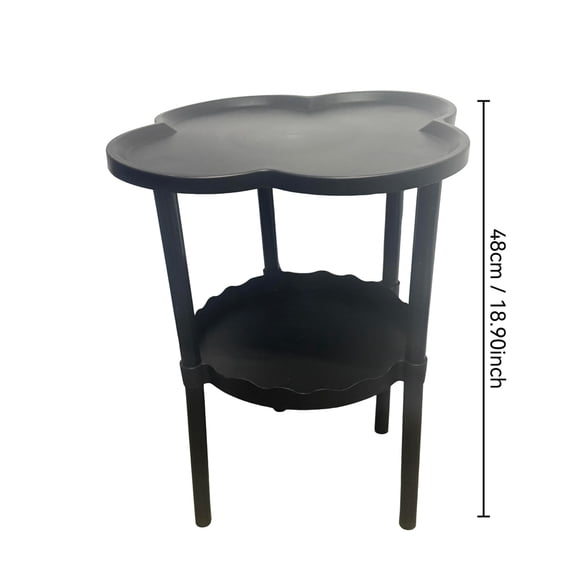 Mini Easy Small Apartment Bedside Table, Narrow Side Table for Small Space, for Living Room, Bedroom, Balcony