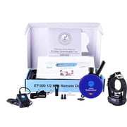 نظام طوق تدريب الكلاب الصغير E-Collar ET-300 / ET-302 مع جهاز تحكم عن بعد - 1 / 2 نطاق الميل - مقاوم للماء ، اهتزاز ، تنصت ، إحساس - منافذ إلكترونية مجانية