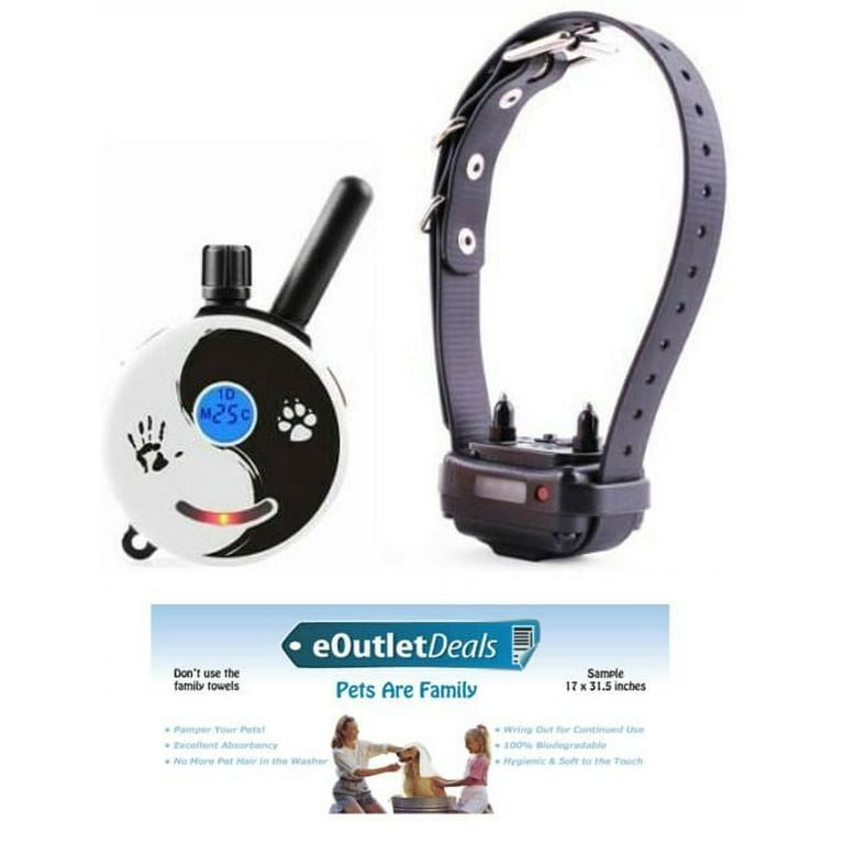 Mini Educator E Collar ET 300 ET 302 Dog Training Collar System with Remote 1 2 Mile Range Waterproof Vibration Tapping Sensation Bonus eOutletDeals Pet Towel Walmart