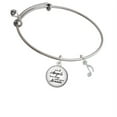 thumbnail image 1 of Mini Eighth Note Angels Wear Scrubs Bangle Bracelet, 1 of 1