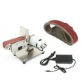 thumbnail image 1 of Mini Electric Belt Machine DIY Sander Polisher Grinding Machine Portable Metal Belt Sander Edges Sharpener Machine Belt Grinder ,Low Vibration, 1 of 7