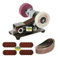 thumbnail image 1 of Mini Electric Belt Sander Grinder DIY Polishing Grinding Machine, Cutter Eds Sharpener Desktop Cutter Eds Power Tool ,Powerhouse Performance, 1 of 7