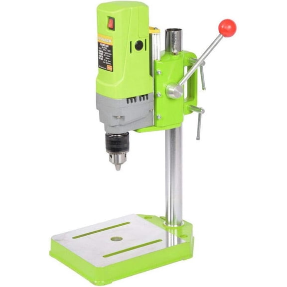 Mini Electric Bench Drill Press Stand Mini Portable Press Workbench Wood Drilling Machine Iron Wood for DIY 710W (USA Stock)