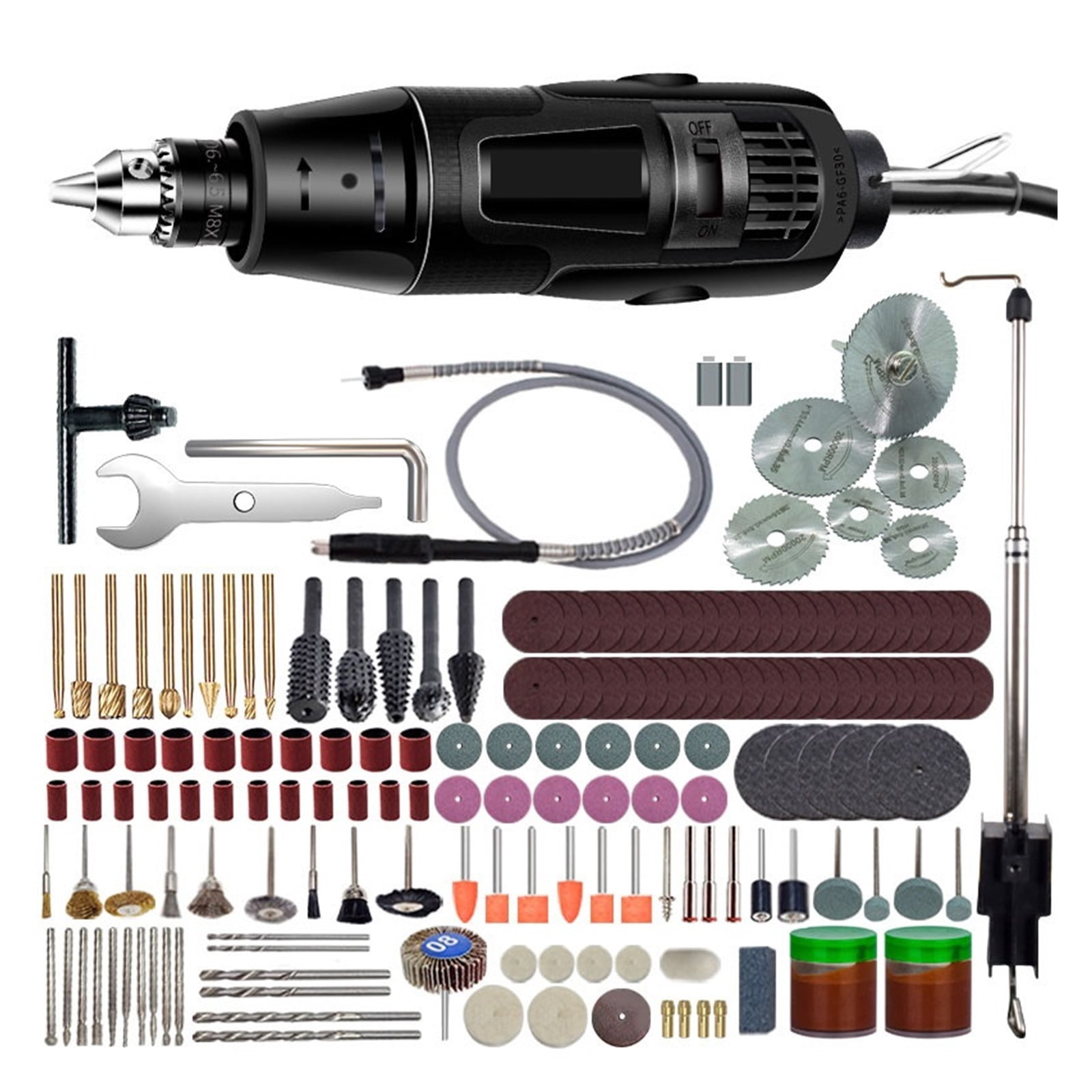 Mini Electric Drill Engraver Rotary Tool Polishing Machine 180W Power ...