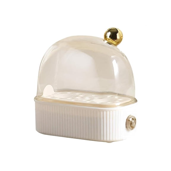 Mini Electric Egg Cooker 1PC White, Rapid 2 Eggs Capacity Steamer Boiler with Timer, Multifunctional Kitchen Breakfast Cooking Gadget Clearance Sale