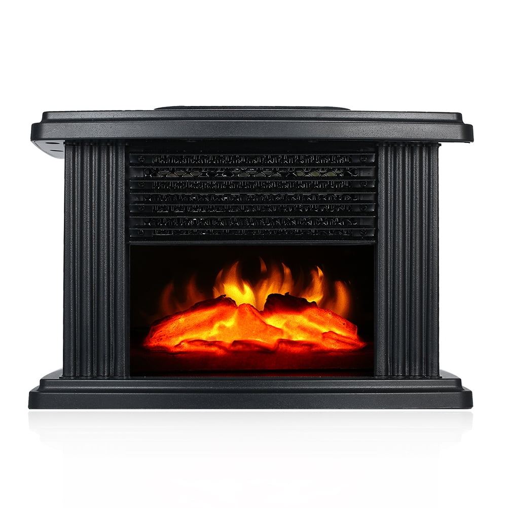 Mini Electric Fireplace Tabletop Portable Heater Room Heater Space Heater EU Plug