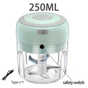 Mini Electric Food Blender 250ml   Portable Small Mixer for Baby Food, Smoothies, Spices & Meat, Powerful Motor, Stainless Steel Blades, One-Click Operation, Easy to Clean