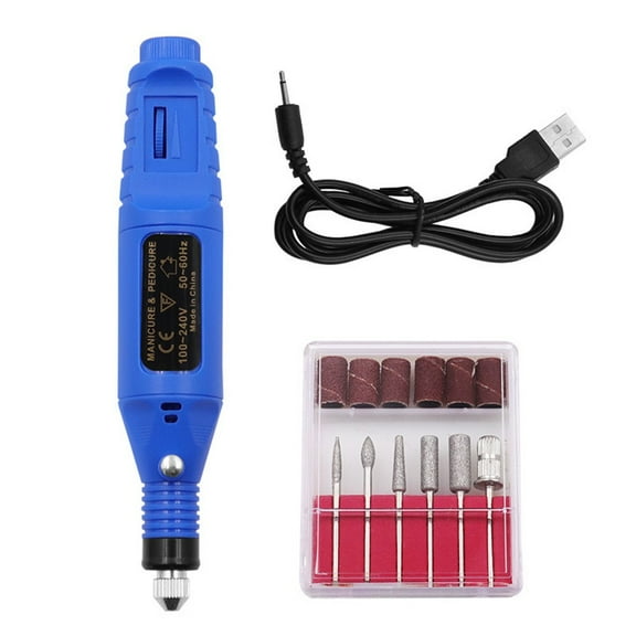 Mini Electric Grinder Drill Manicure Grinding Rotary Tool Kit Set Polishing Tool