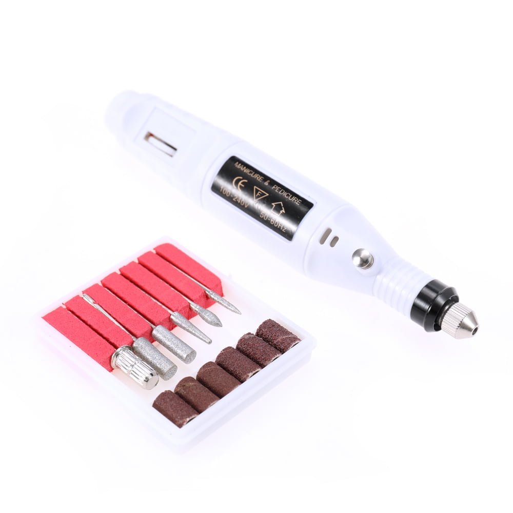 Mini Electric Grinder Drill Tool Nail Gel Polish Removing Drill Manicure Machine Grinding Rotary Tool Kit for Milling Trimming Polishing Engraving Mini Electric Grinder Drill Tool Nail Gel Polish Removing Drill Manicure Machine Grinding Rotary Tool Kit for Milling Trimming Polishing Engraving