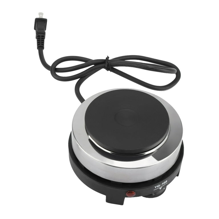 Mini Electric Heater Stove, 500W 5.6 Inch Round Hot Plate Portable  Countertop Burner For Ceramic Glass Kettle Single Plate Cooktop, Easy to