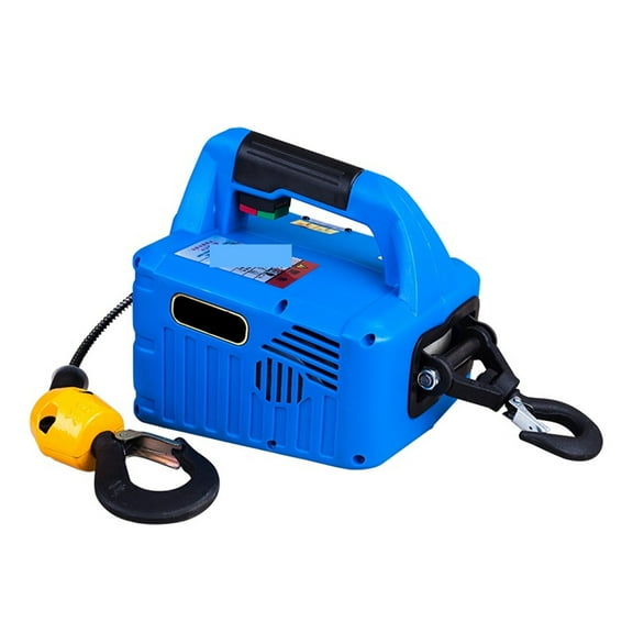 Mini Electric Hoist 100KG Lifting Tools Windlass 500KG Portable Electric Winch Wire Rope Hoist ,Outstanding Load Capacity