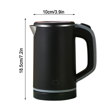 Mini Electric Kettle | 0.8L Stainless Steel Travel Kettle | 600W Fast Boil | Auto Shut-Off & Dry Boil Protection | Compact & Lightweight (800g) | Safe for Tea & Water