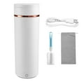 thumbnail image 1 of Mini Electric Kettle Portable Travel Tea Kettle with 6 Variable Presets 500mL 316 Stainless Steel Auto Shut-Off US Plug,1 x Portable kettle with power cord,White, 1 of 10