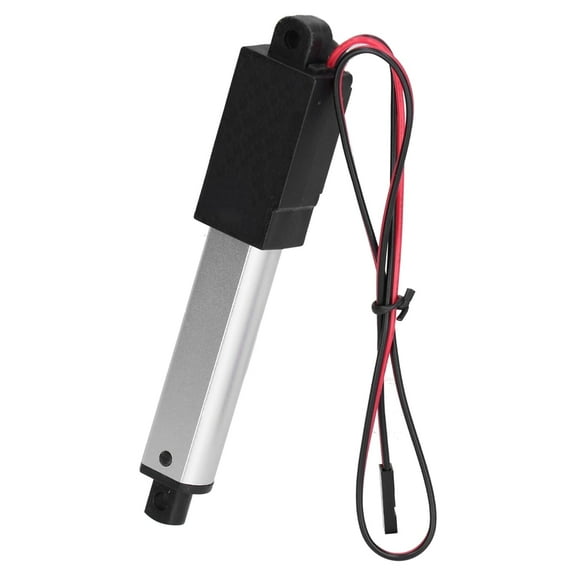 Mini Electric Linear Actuator, Waterproof Micro Small Motion DC12V 50mm Stroke with Mounting Bracket for DIY Robot Cabinet Drawer Shutter[Thrust 30N, speed 30mm/s]