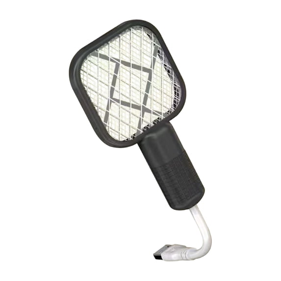 Mini Electric Mosquito Swatter Plug-and-Play USB Mosquito Attracting Lamp Portable Electric Bug Zapper Safety Net Mosquitoes Zapper Fly Swatter for Indoor Outdoor Camping