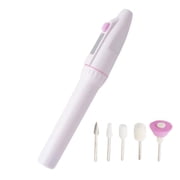 Mini Electric Nail Drill Machine Nail File Pedicure Manicure Grinding Polisher Tool Sets No Battery