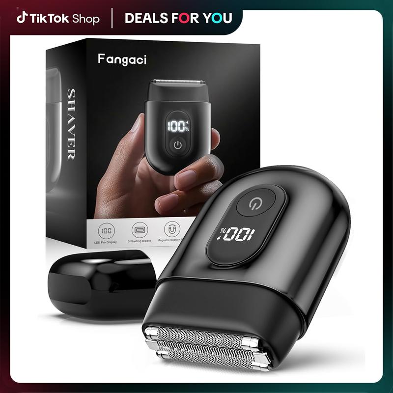 Mini Electric Razor for Men & Women, Upgraded Foil Shaver with 3 Blade ...