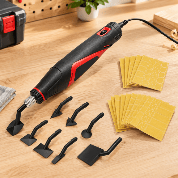 Mini Electric Reciprocating Pen Sander with 4 Adjustable Speeds for Small Surfaces